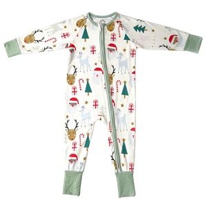 Santa pajama convertible footie. BRAND NEW